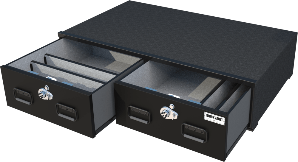 TruckVault Dodge Ram (2002-2020) 2 Drawers Armadillo Safe and Vault