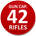 Holds 42 Rifles!