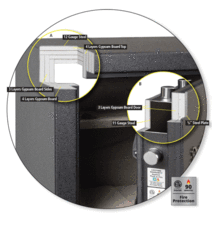 AMSEC NF6032E5 20 Gun 90-Minute Fire Safe