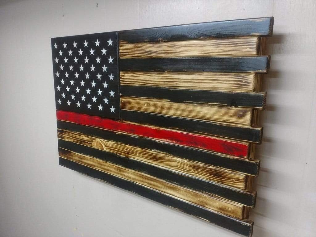 Liberty Home Small American Flag Gun Concealment Case with Single Compartment Armadillo Safe and Vault