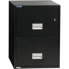 Phoenix LTR2W31 Vertical 31 inch 2-Drawer Letter Fireproof File Cabinet Armadillo Safe and Vault
