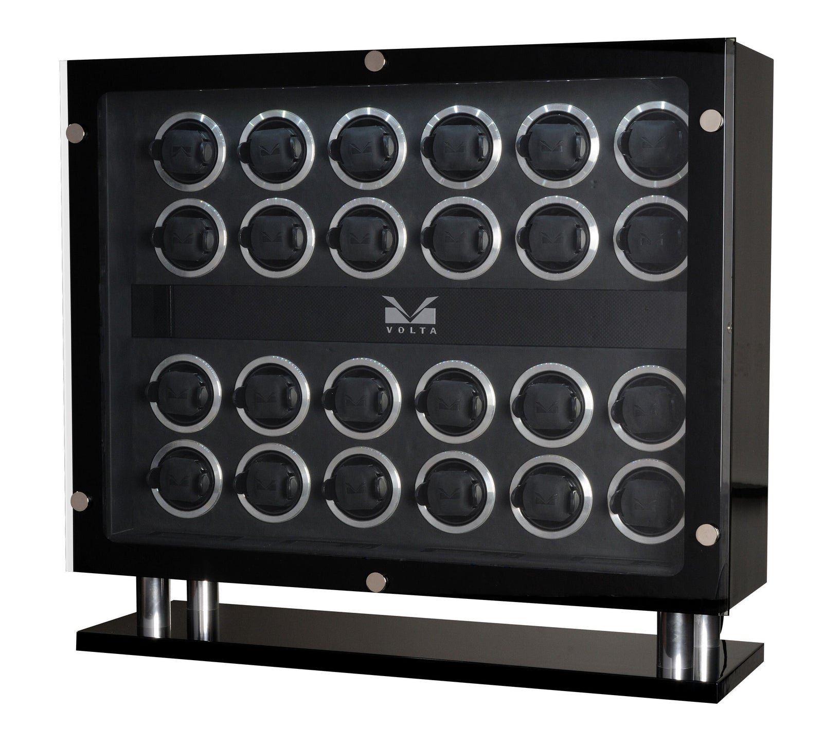 Volta - 31560240 24 Watch Winder Carbon Fiber Armadillo Safe and Vault